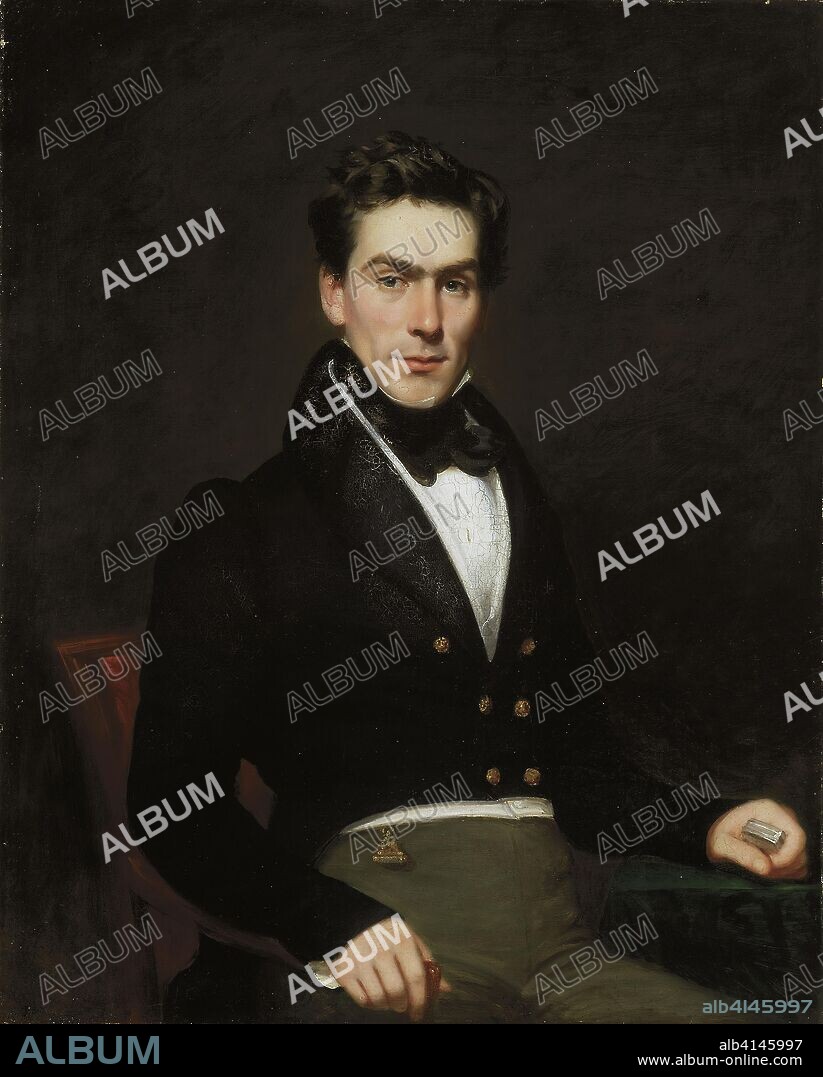 Mr. James Mackie. Samuel Lovett Waldo; American, 1783-1861; William Jewett; American, 1792-1874. Date: 1830-1840. Dimensions: 92.1 × 73.7 cm (36 1/4 × 29 in.). Oil on canvas. Origin: United States.