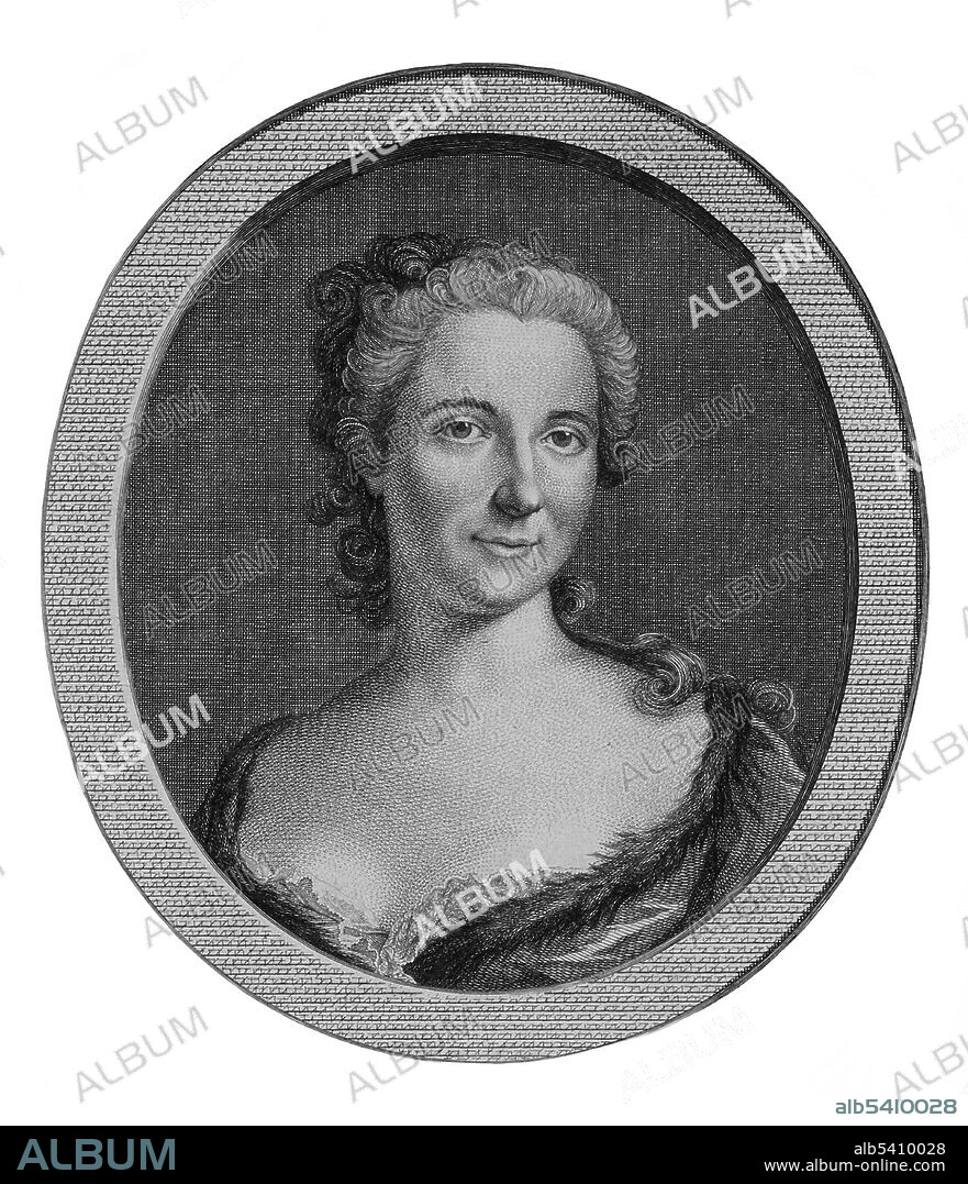 Gabrielle Émilie Le Tonnelier de Breteuil, marquise du Châtelet (December 17, 1706 - September 10, 1749) was a French mathematician, physicist, and author during the Age of Enlightenment. Her education has been the subject of much speculation, but nothing is known with certainty. In 1737 she published a paper entitled Dissertation sur la nature et la propagation du feu, based upon her research into the science of fire, that predicted what is today known as infrared radiation and the nature of light. Her crowning achievement is her translation and commentary on Isaac Newton's work Principia Mathematica. Louis-Simon Lempereur, circa 1771-72 (cropped and cleaned).