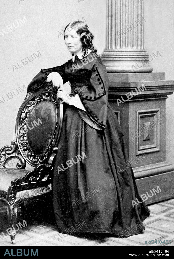 Harriet Elisabeth Beecher Stowe (June 14, 1811 - July 1, 1896) was an American abolitionist and author, best known for her novel Uncle Tom's Cabin (1852), which depicts the harsh conditions for enslaved African Americans. She was influential for both her writings and her public stances and debates on social issues of the day. Silsbee Case & Company, 1860 (cropped and cleaned).