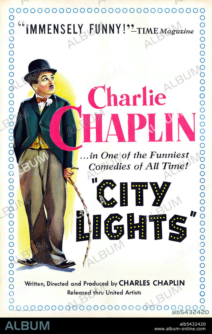 CHARLIE CHAPLIN en LUCES DE LA CIUDAD, 1931 (CITY LIGHTS), dirigida por CHARLES CHAPLIN. Copyright UNITED ARTISTS.