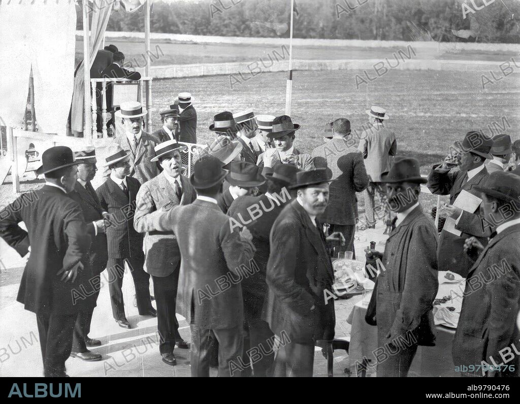 May 1912. Celebrating the Spanish champion Don Luciano Ochoa.