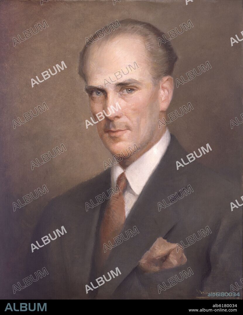 LUIS MOSQUERA (1899-1987). RETRATO DEL MARQUES DE LOUREDA - S XX.