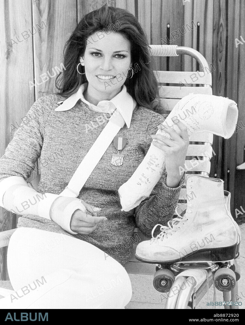 RAQUEL WELCH in KANSAS CITY BOMBER (1972), directed by JERROLD FREEDMAN. Copyright M.G.M..