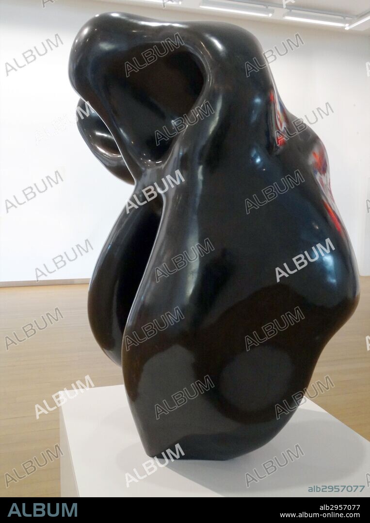 JEAN ARP. Large Torso (painted bronze) by Hans (Jean) ARP (1886-1966) a German-French or Alsatian sculptor, painter, poet and abstract artist in other media such as torn and pasted paper.