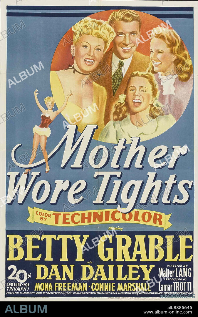 BETTY GRABLE in DIE REIZENDSTEN ELTERN DER WELT, 1947 (MOTHER WORE TIGHTS), unter der Regie von WALTER LANG. Copyright 20TH CENTURY FOX.