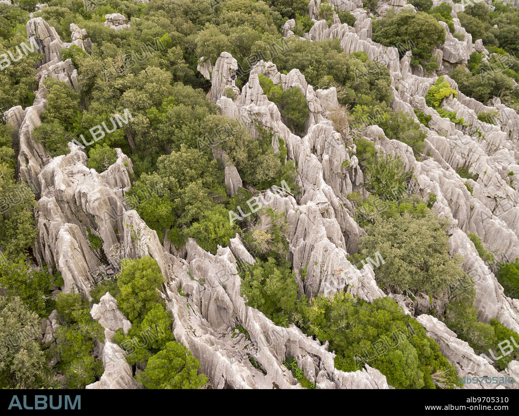 Lapiaz de Lluc, escorca, Mallorca, balearic islands, spain, europe.
