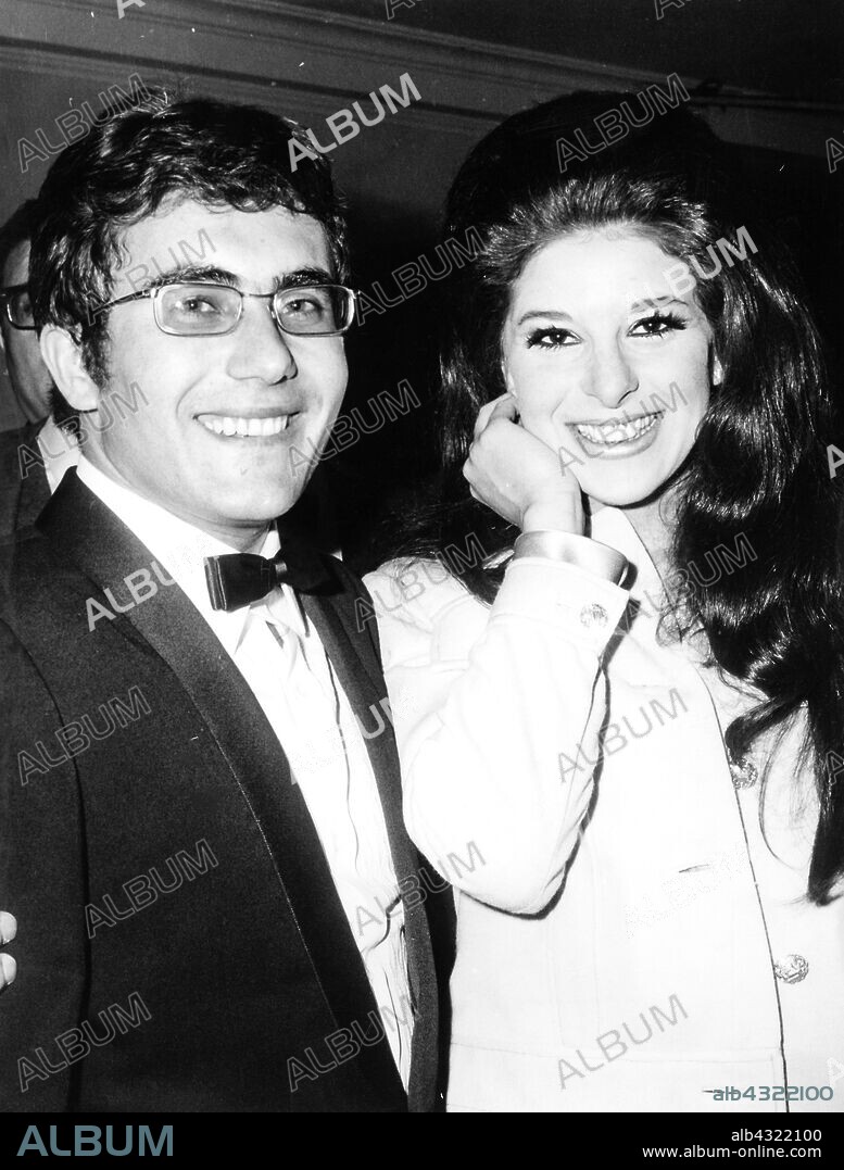Sammy Davis Jr And Petula Clark At The Wedding Of Charles Aznavour And Ulla Thorsell. Las Vegas 1967.