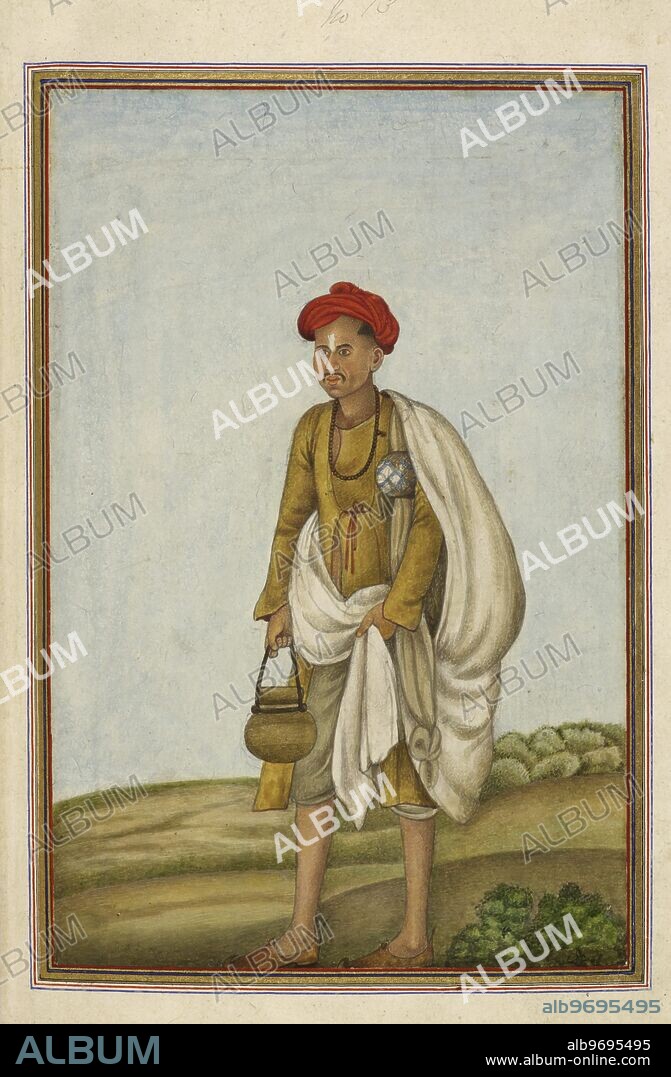 Dakaut, impure Brahman caste, represented by a fortune teller.