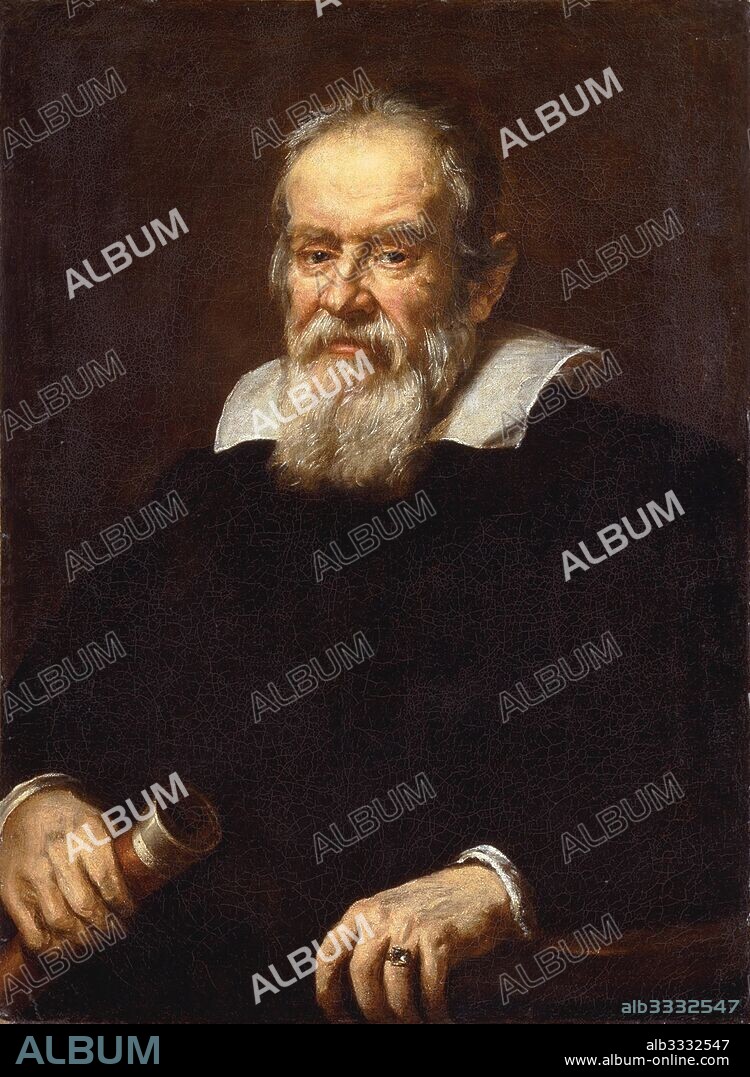 JUSTUS SUSTERMANS (GIUSTO). Portrait of Galileo Galilei.