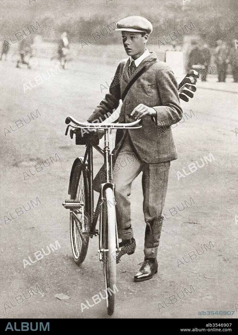 The Prince of Wales, later Edward VIII, seen here in 1912. Edward Albert Christian George Andrew Patrick David; later The Duke of Windsor, 1894 – 1972. King of the United Kingdom From The Story of 25 Eventful Years in Pictures, published 1935.