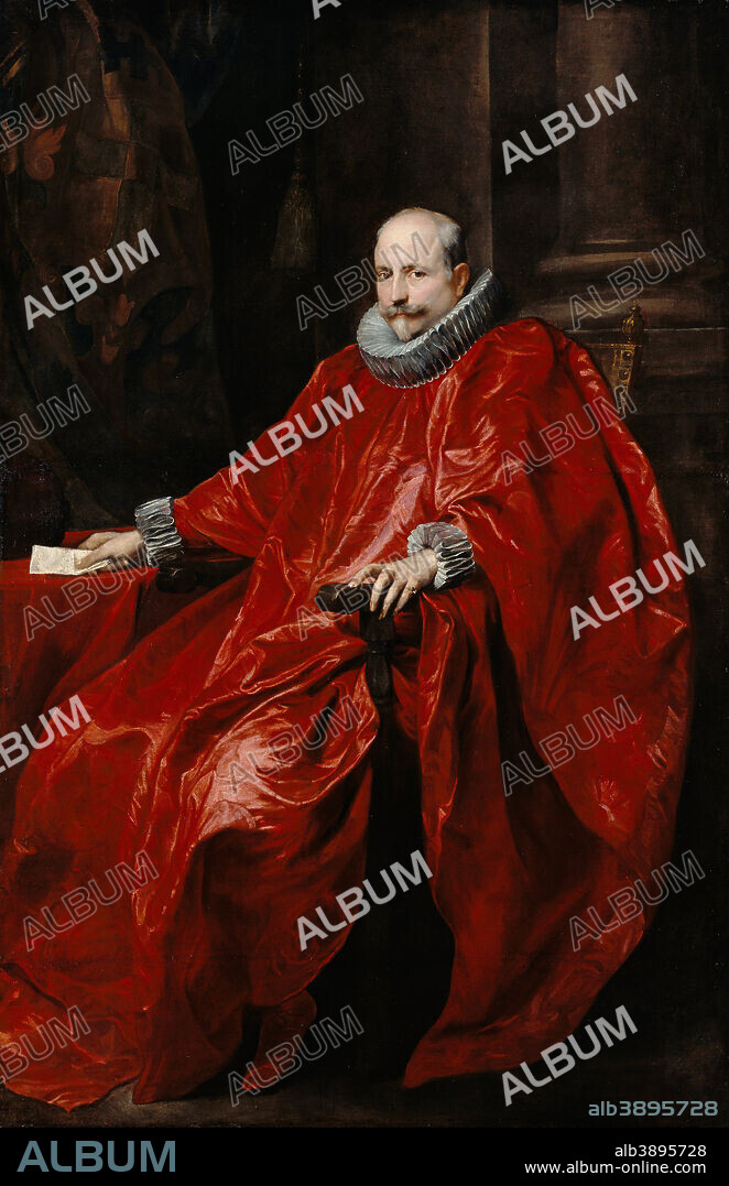 ANTON VAN DYCK. Portrait of Agostino Pallavicini. Date/Period: Ca. 1621. Painting. Oil on canvas. Height: 2,162 mm (85.11 in); Width: 1,410 mm (55.51 in).
