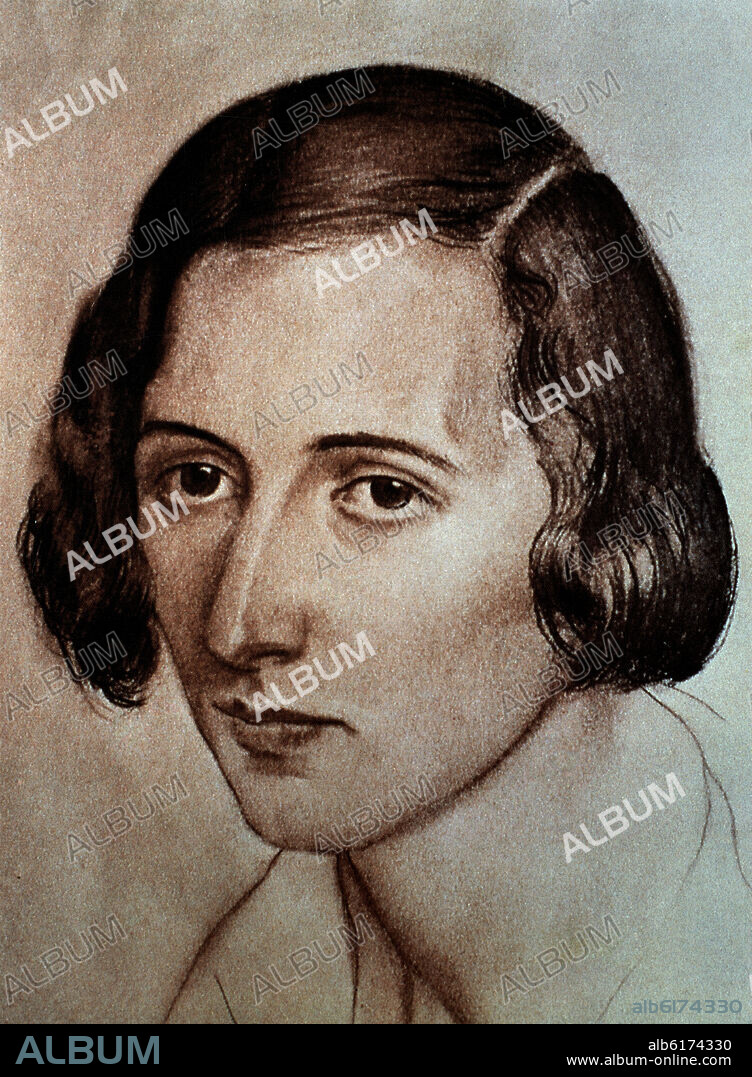 GREGORIO TOLEDO. DIBUJO-MARIA ZAMBRANO(1907/91)PROFESORA DE UNIVERSIDAD,DISCIPULA DE ORTEGA Y GASSET.