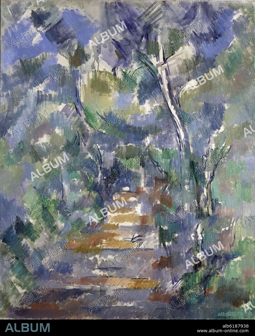 PAUL CEZANNE. PAISAJE SIN IDENTIFICAR.