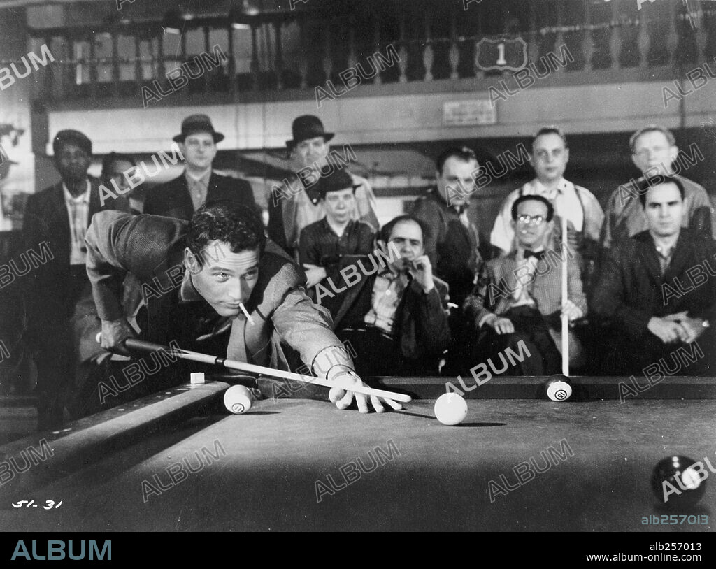 PAUL NEWMAN dans THE HUSTLER, 1961, réalisé par ROBERT ROSSEN. Copyright 20TH CENTURY FOX.