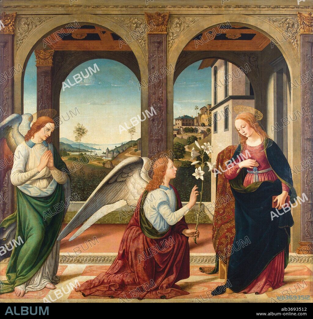 BIAGIO D'ANTONIO (TUCCI). The Annunciation.
