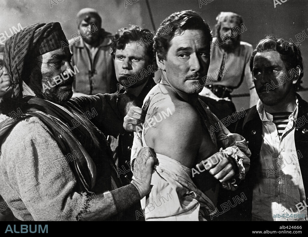ERROL FLYNN in AGAINST ALL FLAGS, 1952. Copyright UNIVERSAL INTERNATIONAL.