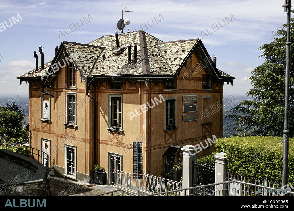 Brunate, Como, Lombardy, Italy. Bellavista Boutique Hotel & Restaurant. The Bellavista Hotel was inauguarated in 1896, just after the opening of the Como-Brunate funicular.