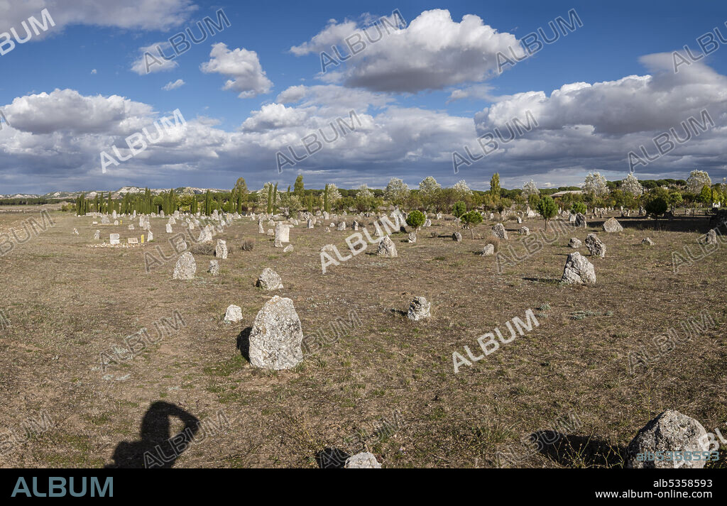 necropolis of "Las Ruedas", ancient Vaccea city of Pintia, Padilla de Duero, Valladolid province, Spain.