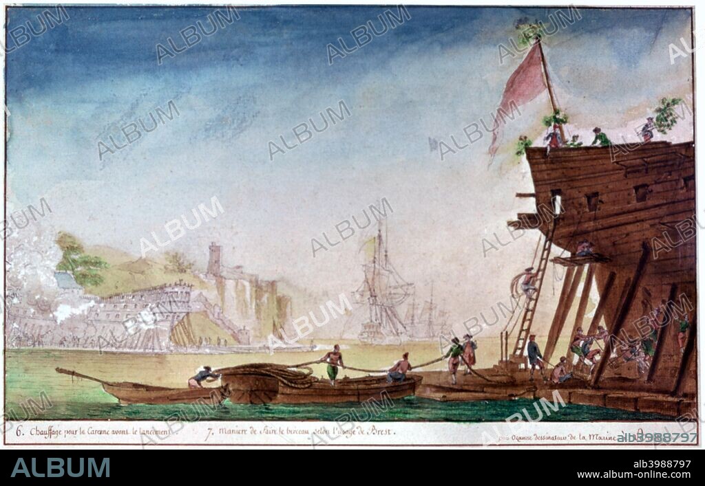 'The Marina of Brest', c1750-1810.
