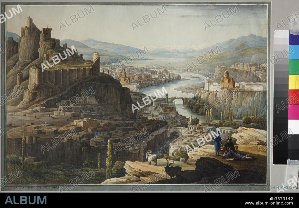 NIKANOR GRIGORYEVICH CHERNETSOV. View of Tiflis.