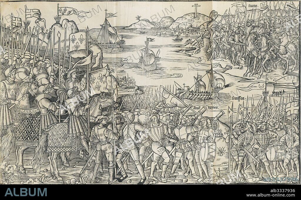 ERHARD REUWICH (REEUWIJK). Illustration from Peregrinatio in terram sanctam (Journey to the Holy Land) by Bernhard von Breidenbach.