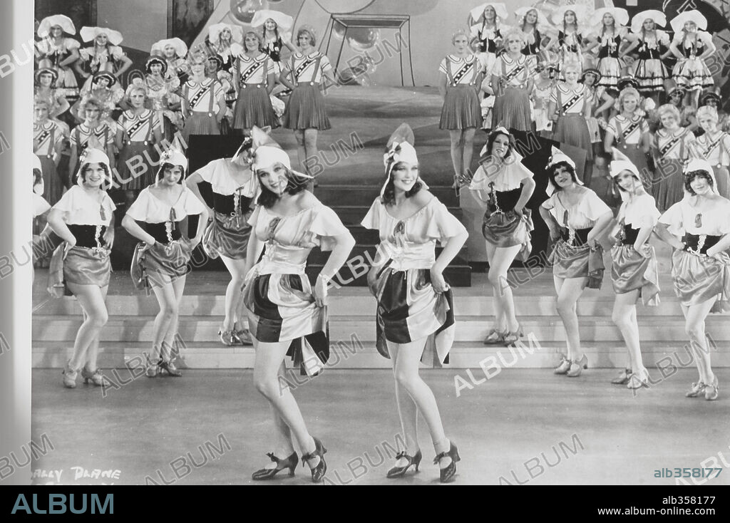 LORETTA YOUNG and SALLY BLANE in THE SHOW OF SHOWS, 1929, directed by JOHN G. ADOLFI. Copyright WARNER BROTHERS.