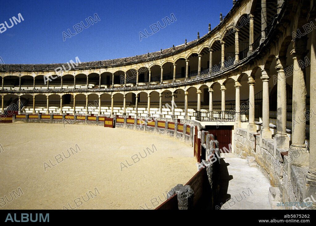 Ronda, Bullring (1785, the oldest in Spain).