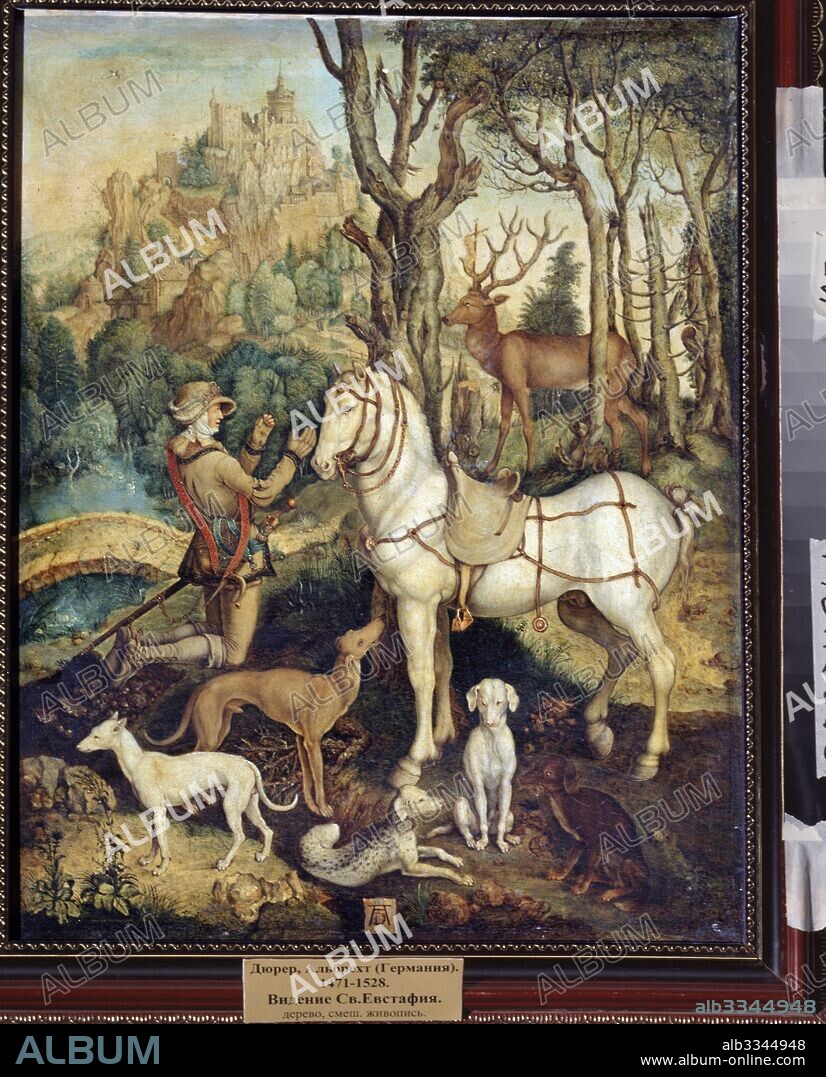 ALBRECHT DÜRER. The Vision of Saint Eustace.