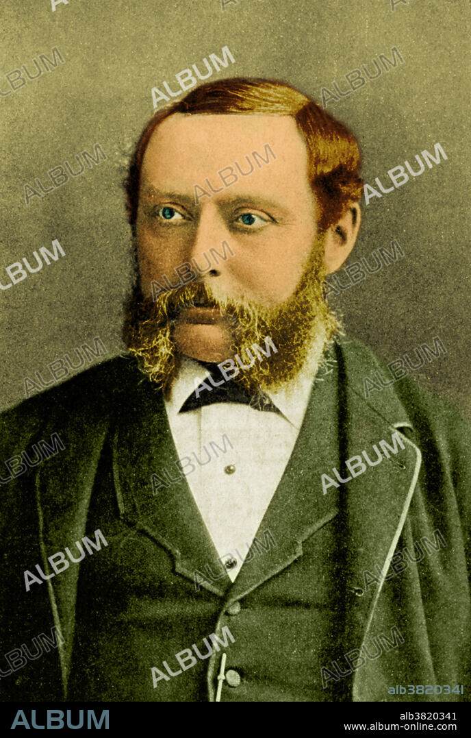 Richard Anthony Proctor (1837-1888), English astronomer, best known for producing one of the earliest maps of Mars in 1867 from 27 drawings by the English observer William Rutter Dawes.