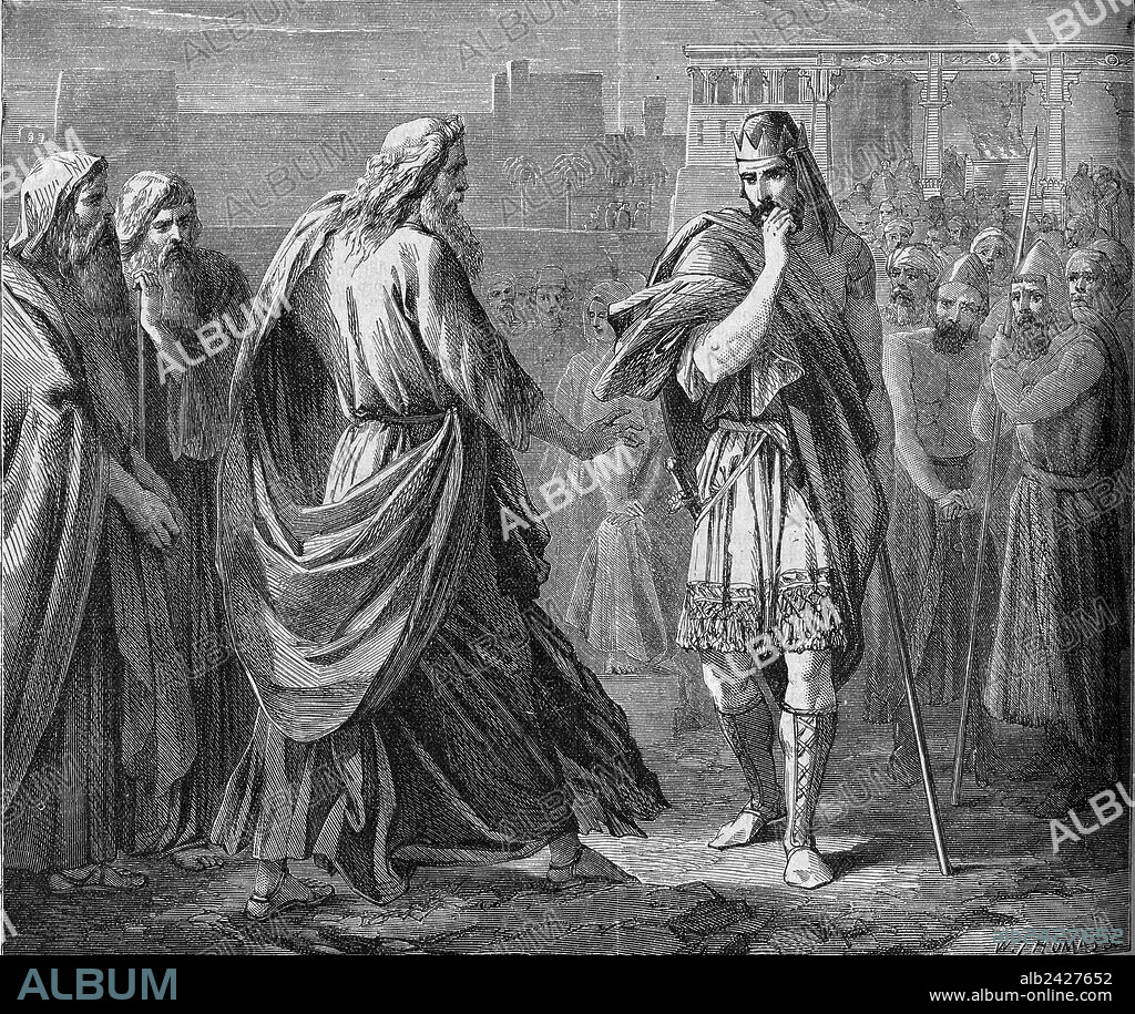 Religion The Holy Bible. Samuel scolds Saul.