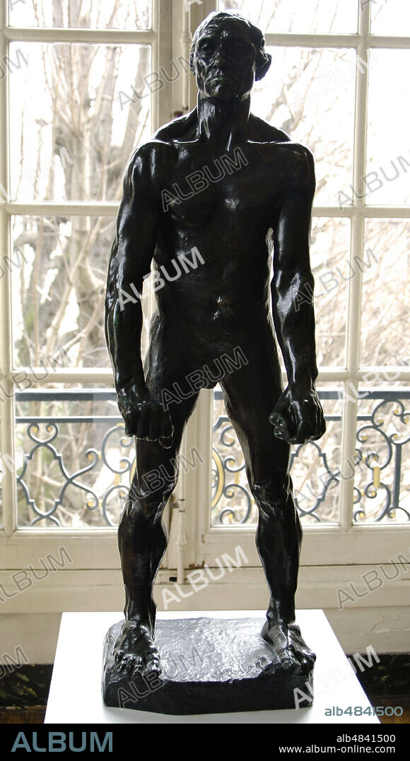 Auguste Rodin (1840-1917). Escultor francés. Jean d'Aire, estudio de desnudo,1886. Fundición Georges Rudier. Museo Rodin. París. Francia.