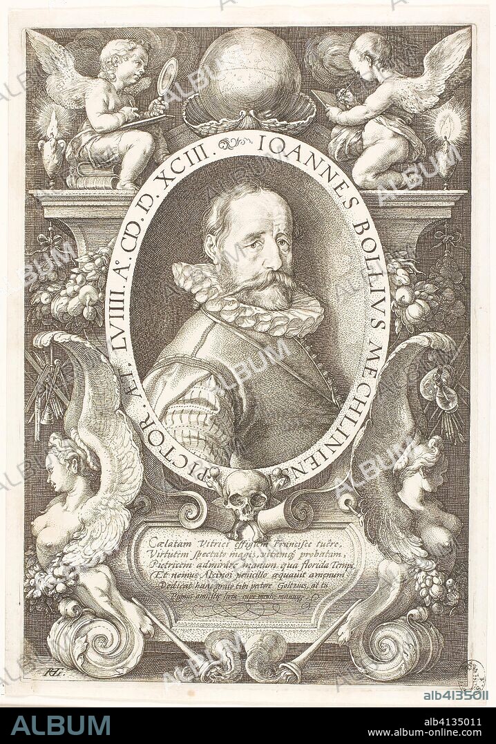 Bol, Hans (1534-1593) painter of Malines, from 1591 in Amsterdam. Hendrick Goltzius; Dutch, 1558-1617. Date: 1593. Dimensions: 264 x 180 mm (image/plate); 274 x 194 mm (sheet). Engraving in black on ivory laid paper. Origin: Netherlands.