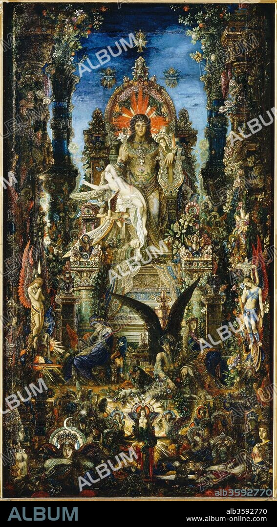 GUSTAVE MOREAU. Jupiter and Semele.