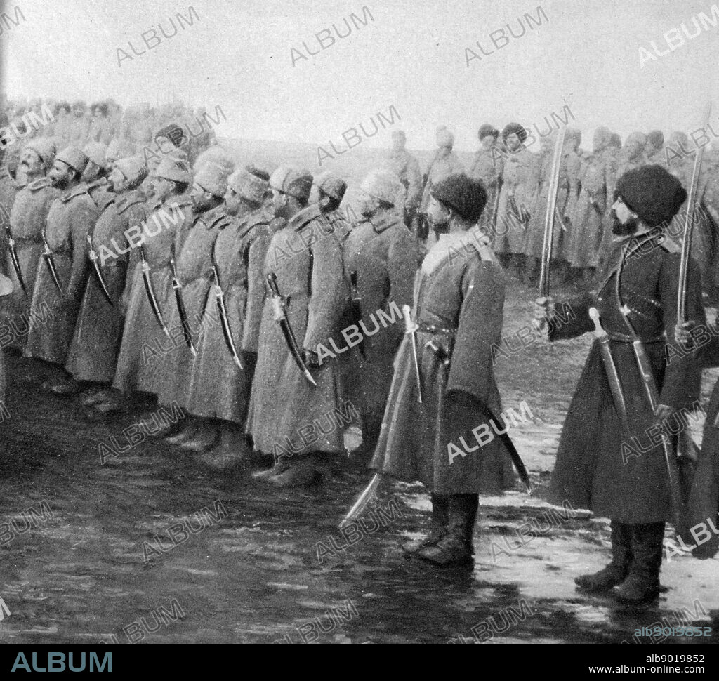 The Erzurum Offensive or Battle of Erzurum. An offensive by the Imperial Russian Army on the Caucasus Campaign that led to the capture of the strategic city of Erzurum. Ottoman forces, in winter quarters, suffered a series of unexpected reverses that led to a decisive Russian victory;10 January 1916 16 February 1916 ranks of Caucasian and Siberial troops After the fall of Erzerum : Grand Duke Nicholas reviews the serried ranks of Caucasian and Siberial troops from his field automobile.
