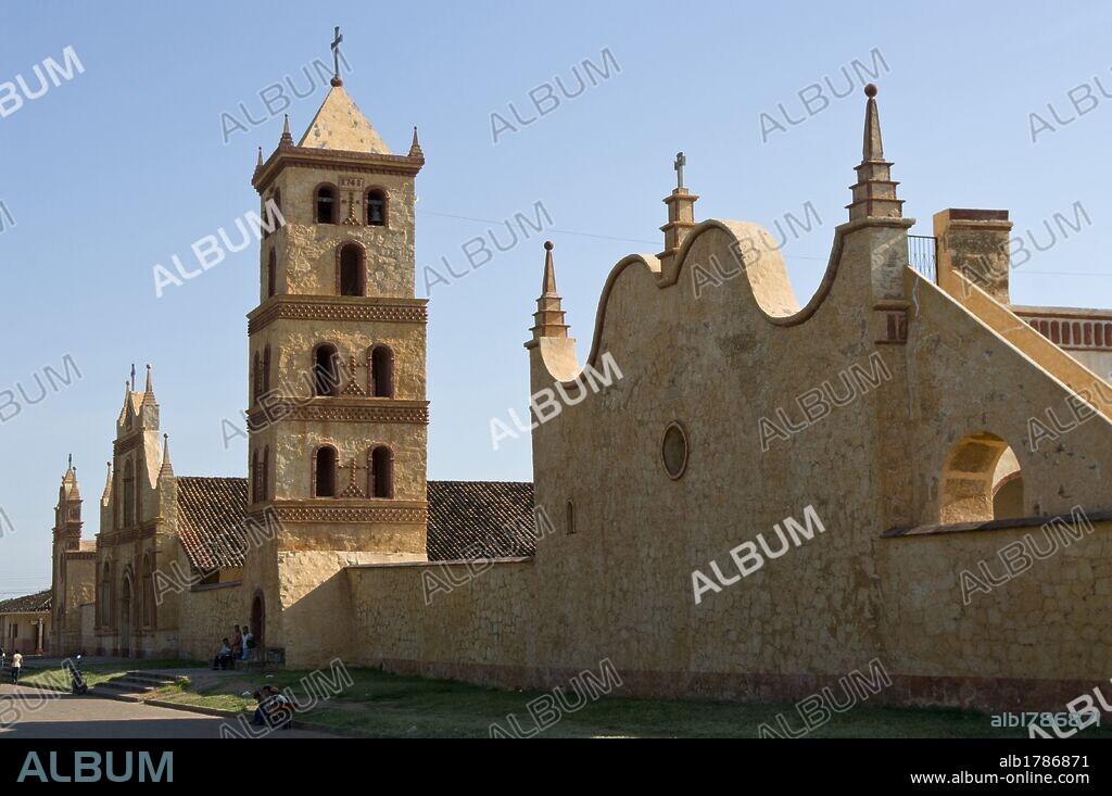 Bolivia. Santa Cruz department. Colonial Church of San José de Chiquitos (Chiquitania). Old Jesuit Mission(1698). UNESCO World Heritage Site. .