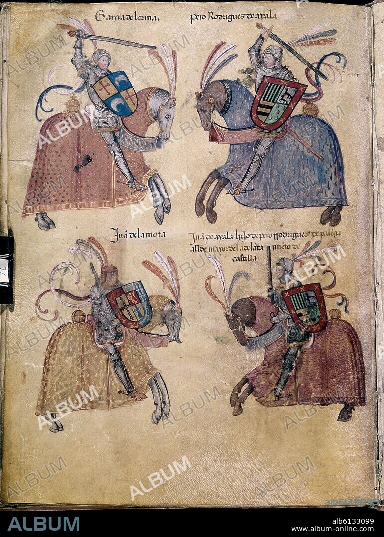 LIBRO DE LOS CABALLEROS DE LA ORDEN DE SANTIAGO - 1361 - FOLIO 74 V - GARCIA LERMA - RODRIGUEZ AYALA.