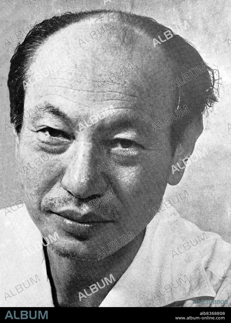 Tokuda Kyuichi (September 12, 1894 - October 14, 1953) was a Japanese politician and served as first chairman of the Japanese Communist Party from 1945 until his death in 1953. He was born in Okinawa in 1894, and became a lawyer in 1920 before joining the Japanese Communist Party in 1922.<br/><br/>. Tokuda was arrested in 1928 on suspicion of violating the government's Peace Preservation Law, spending the next 18 years in prison, occupying a cell next to fellow Communist leader Yoshio Shiga. He was released with the end of World War II and the collapse of Imperial Japan in 1945, and was elected in 1946 to the House of Representatives.<br/><br/>. While giving a speech in 1948, Tokuda survived an assassination attempt when a dynamite-laden soda bottle was thrown at his feet. He became second-in-command of the Communist Party by 1950, but he was purged from politics under the Allied occupation. He was exiled to China, where he died in 1953.