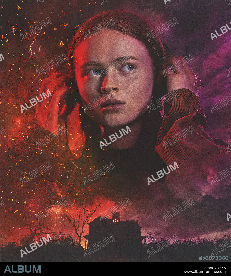 SADIE SINK in STRANGER THINGS, 2016, directed by MATT DUFFER and ROSS DUFFER. Copyright 21 LAPS ENT/MONKEY MASSACRE. Season 4.