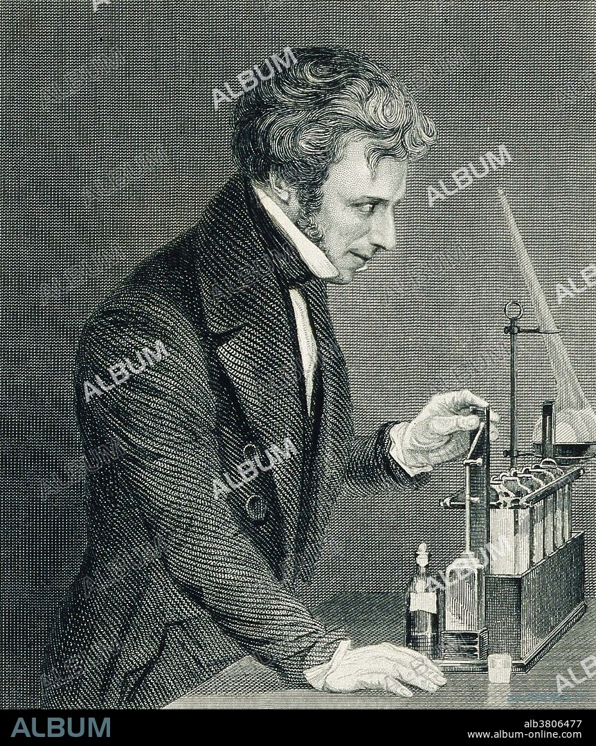 Michael Faraday (September 22, 1791 - August 25, 1867) was an English chemist and physicist who contributed to the fields of electromagnetism and electrochemistry. He experimented with electricity and magnetism, proposing that magnetism was a circular force. He also discovered magnetic optical rotation, electromagnetic induction, invented the dynamo, perfected the Bunsen burner, and formulated the second law of electrolysis. Author of "Chemical Manipulation", Faraday was self-trained and contributed to the fields of electromagnetism and electrochemistry after an apprenticeship Davy's lab. The farad (F) is named after him. As a chemist, Faraday discovered benzene, investigated the clathrate hydrate of chlorine, invented the system of oxidation numbers, and popularized terminology such as anode, cathode, electrode, and ion. He died in 1867 at the age of 75. He had previously turned down burial in Westminster Abbey, but he has a memorial plaque there, near Isaac Newton's tomb.