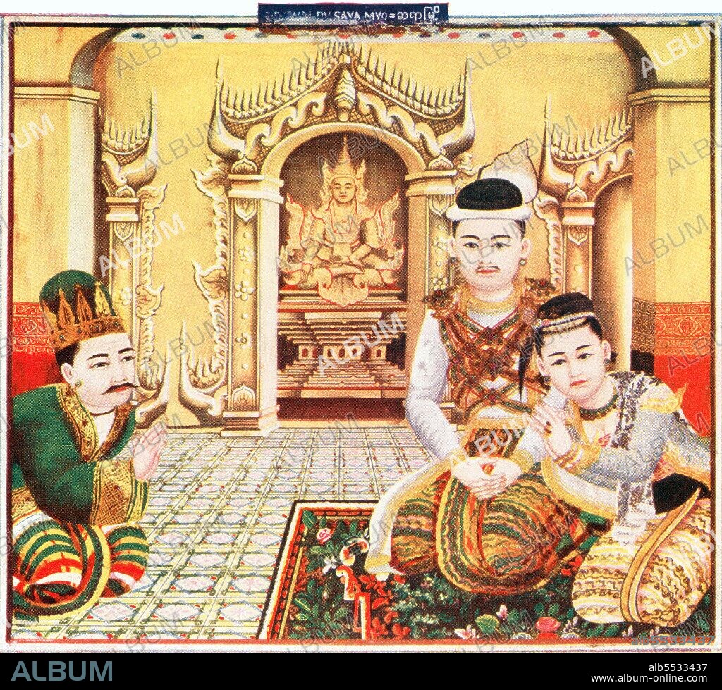 Robert George Talbot Kelly (1861 – 1934) was an English orientalist landscape and genre painter, author and illustrator. Kelly was born in Birkenhead, Cheshire, the son of Irish landscape artist Robert George Kelly. Kelly travelled to Burma, which he wrote about and painted for two books published by A & C Black, Burma Painted and Described (1905) and Burma (1909). Kelly had a significant impact on the early 20th century development of Burmese painting. In Burma, he is believed to have met and taught the basics of Western painting to a major painter of Burma, M.T. Hla (U Tun Hla) (1874–1946), and the paintings of Maung Maung Gyi (painter) (1890–1942) and Ba Ohn (c.1877-fl.1924) show clear influence of Kelly's style in certain works.