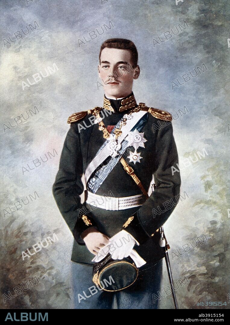Grand Duke Michael Alexandrovich of Russia, late 19th-early 20th century. Michael Mischa Alexandrovich, Grand Duke Thronfolger (1878-1918) was the son of Tsar Alexander III of Russia.