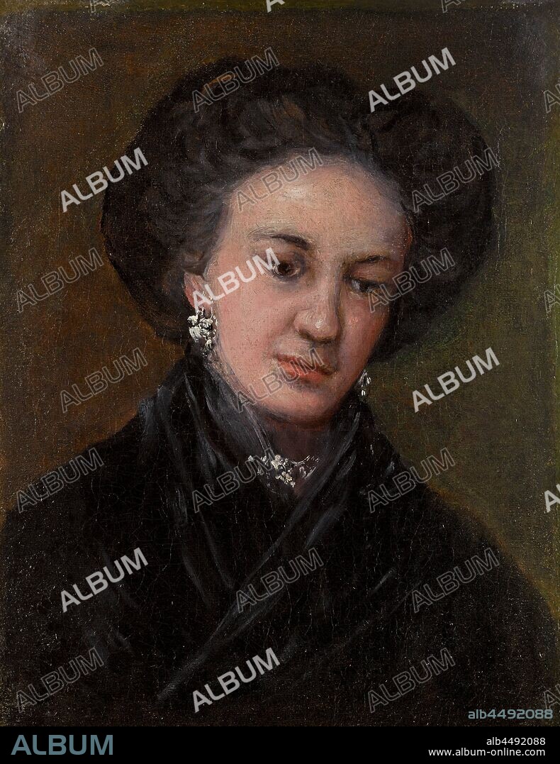 FRANCISCO DE GOYA. Portrait of the actress Rita Luna (1770-1832).