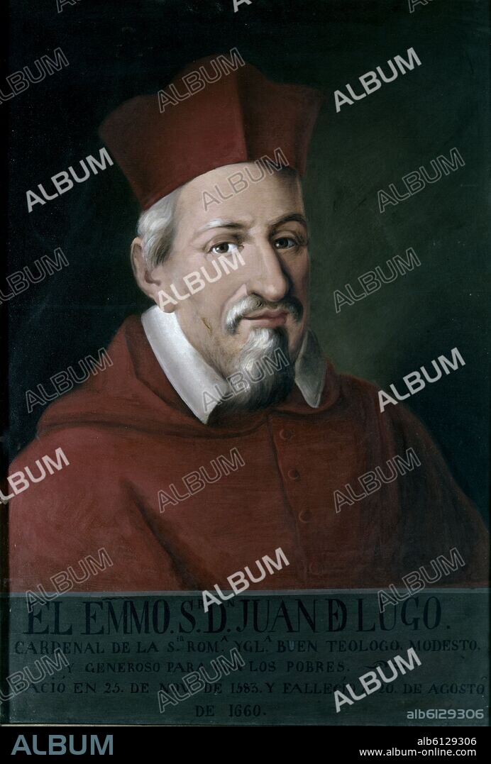 CARDENAL JUAN DE LUGO-NACE EL 25/11/1583 MUERE EL 20/8/1660.