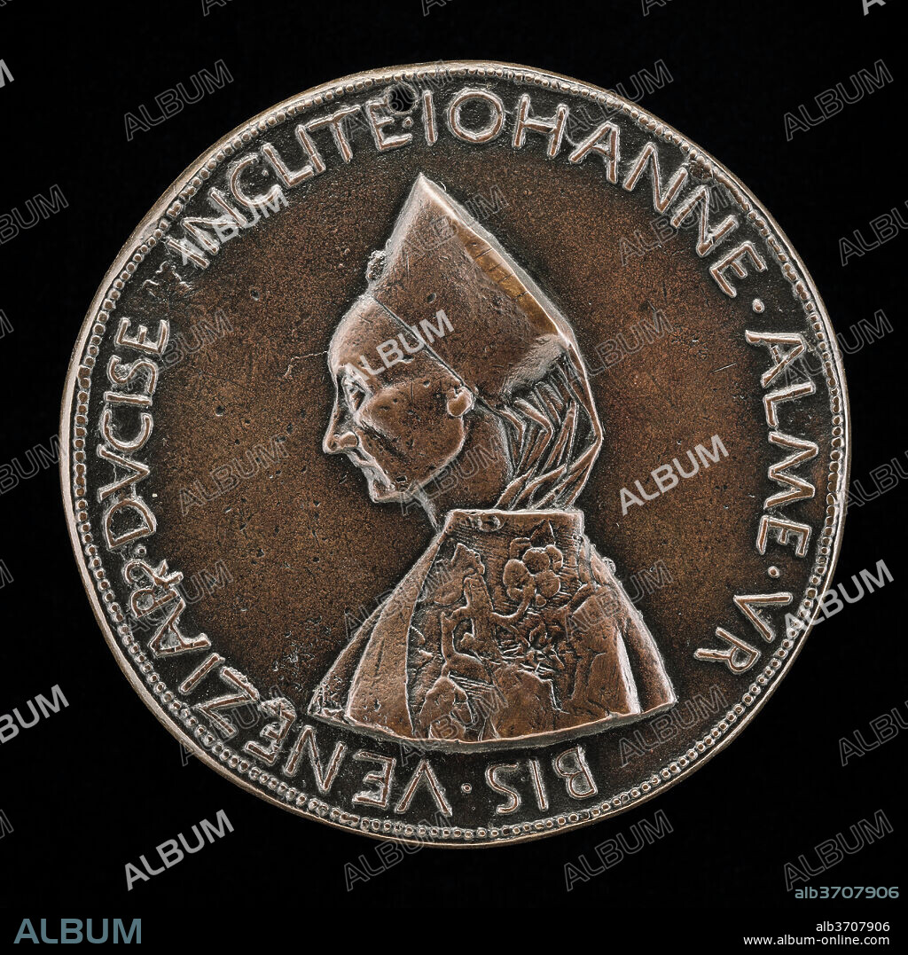 PIETRO DA FANO. Giovanna Dandolo, Wife of Pasquale Malipiero [reverse]. Dated: c. 1452/1464. Medium: bronze.