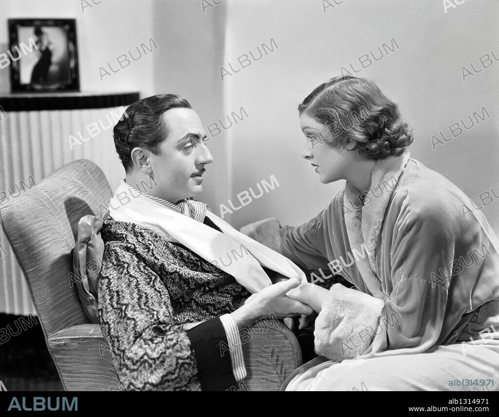 MYRNA LOY und WILLIAM POWELL in THE THIN MAN, 1934, unter der Regie von W. S. VAN DYKE. Copyright M.G.M.