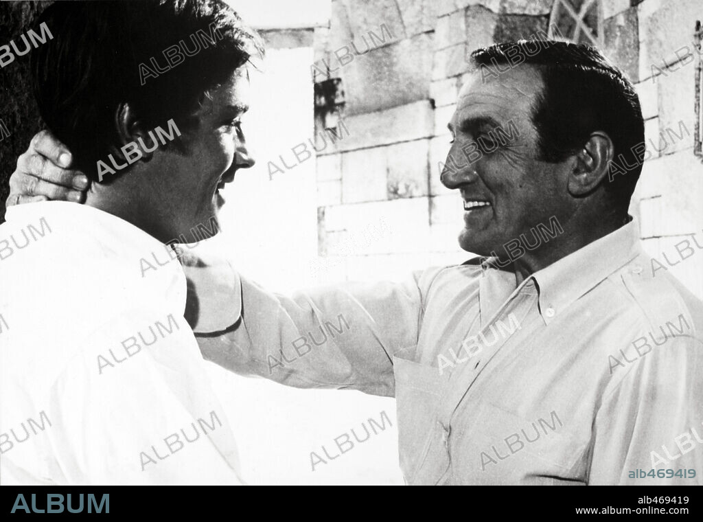 ALAIN DELON und LINO VENTURA in LES AVENTURIERS, 1967, unter der Regie von ROBERT ENRICO.