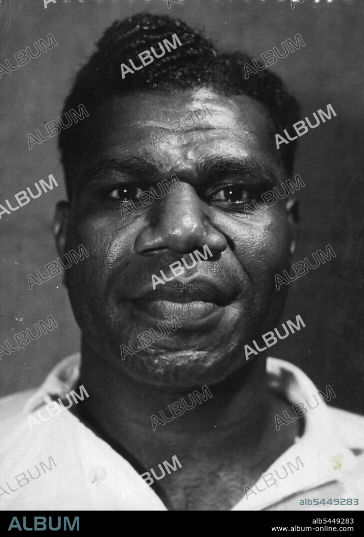 Josefa Tikoinamuamua - (Front-row forward) -- Josefa Tiko, as he is generally called, is working as a turner in the Fiji Gold Mines at Vatukoula. He weighs 14st. 71bs and is 5ft. 10ins tall. He is 25 years old and was a member of Fiji's First Battalion which fought in the Solomons during the war. He represented the Northern Districts against the Maoris in 1948. He is anxious to meet some miners and to see the Bridge, the Zoo and the City of Sydney. June 27, 1952.