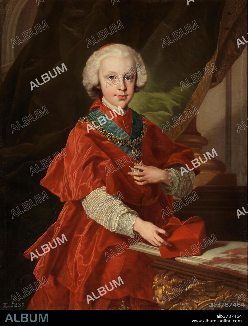 Louis-Michel van Loo / 'The Cardinal-Infante Luis Antonio de Borbón'. Ca. 1737. Oil on canvas.