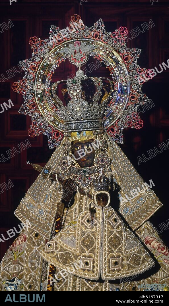 IMAGEN DE LA VIRGEN DE GUADALUPE-DETALLE.