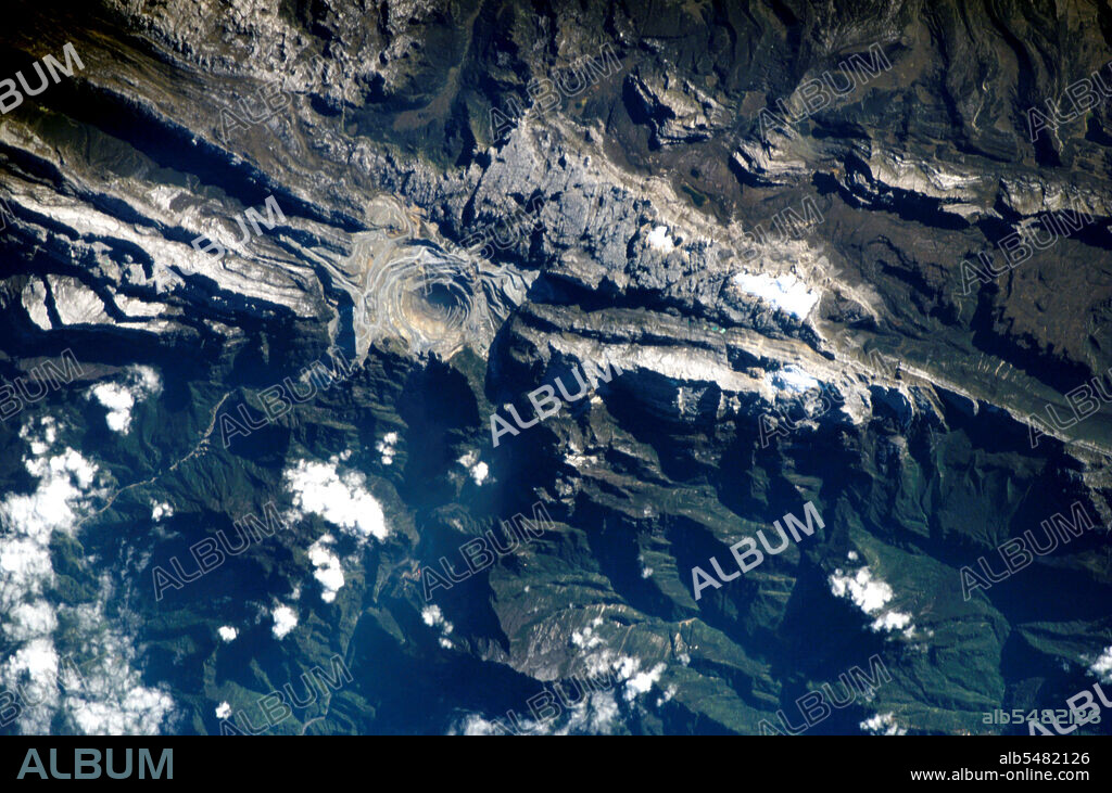 (26 June 2005) --- Grasberg Mine, Indonesia is featured in this image photographed by an Expedition 11 crewmember on the International Space Station.